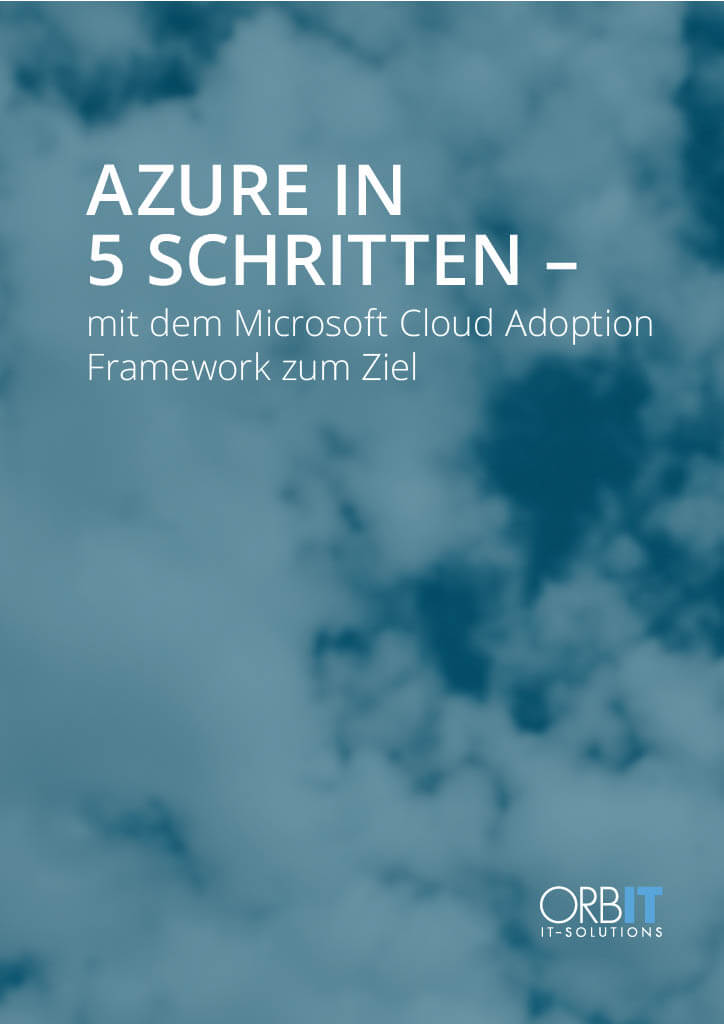 Inhaltsseite E-Book Cloud Adoption Framework 1