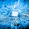 Symbolbild, IT-Qualitätssicherung | Testing von Chipsatzmodulen, Chipsatz blau
