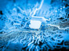 Symbolbild, IT-Qualitätssicherung | Testing von Chipsatzmodulen, Chipsatz blau