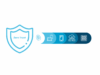 Zero-Trust-Modell, Visualisierung 5 Säulen: Zero Trust Schild, Identität, Endgeräte, Apps, Netzwerk und Daten